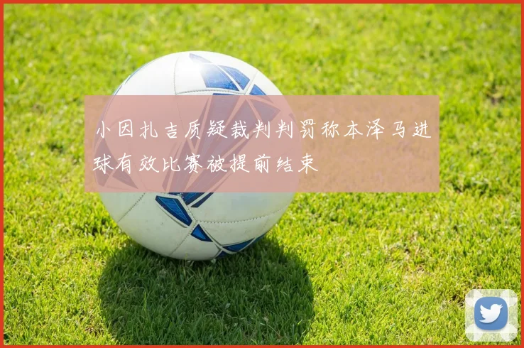 小因扎吉质疑裁判判罚称本泽马进球有效比赛被提前结束